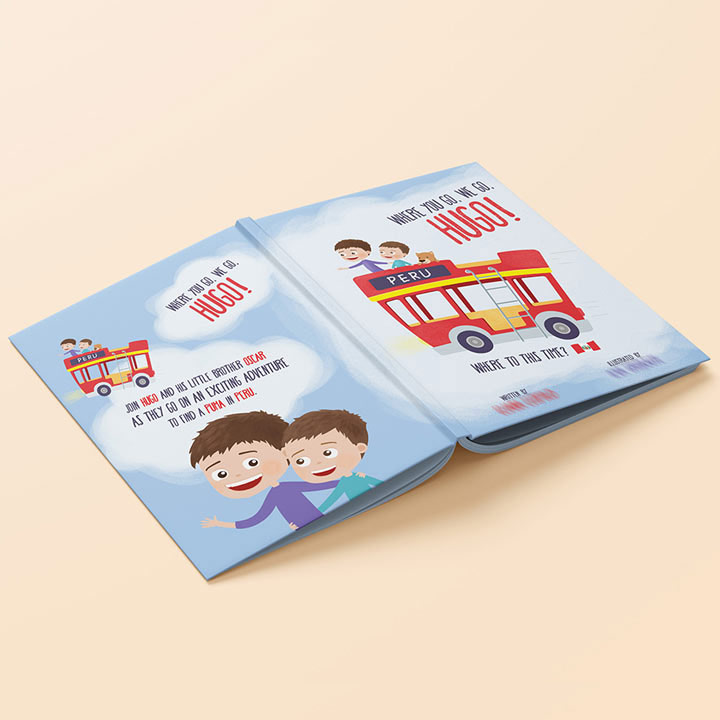 Hugo - children's book illustrated for a client.